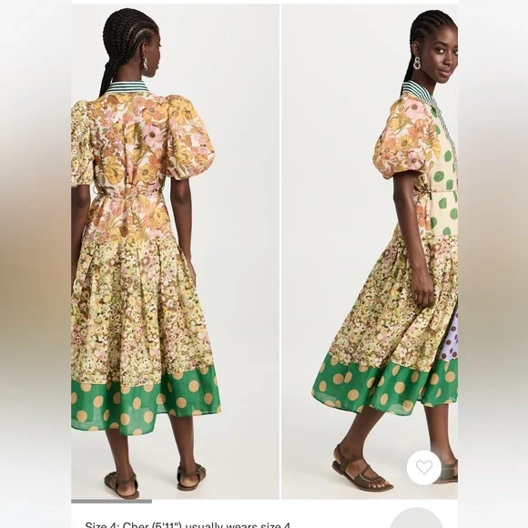 ALÉMAIS Finn Shirtdress, UK 12/ US 8, worn one time. - Picture 2 of 6